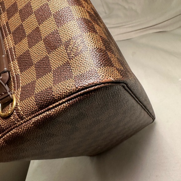 Louis Vuitton neverfull mm damier ebene rose ballerine - Picture 12 of 13